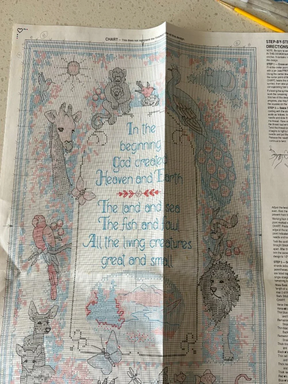 Dimensions Counted Cross Stitch, In the Beginning